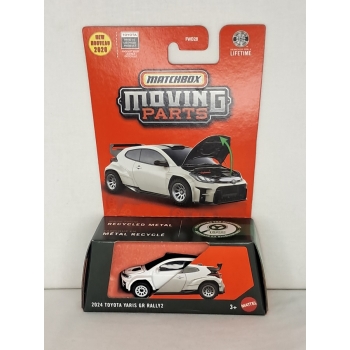 Matchbox 1:64 Moving Parts - Toyota Yaris GR Rally2 2024 white